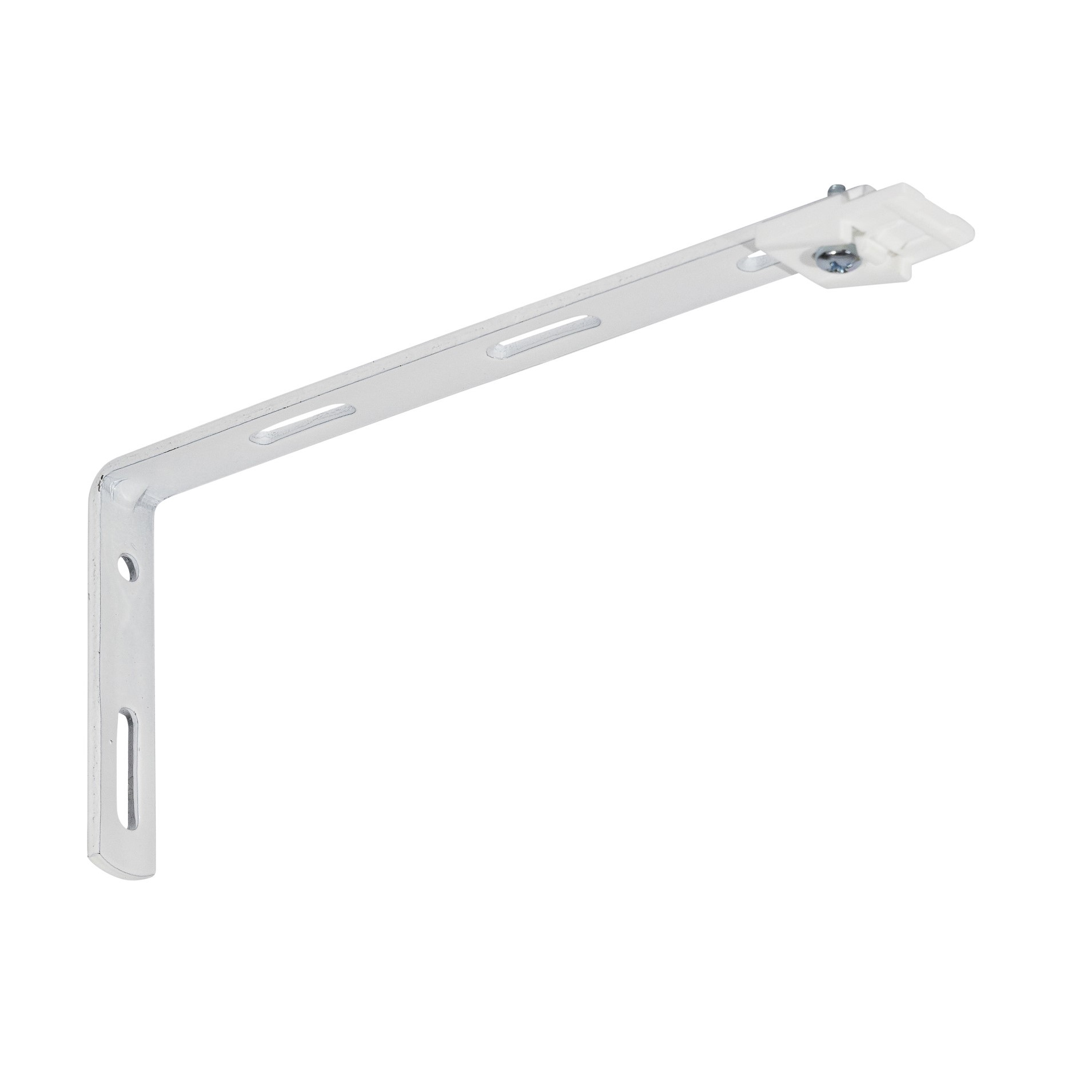 Cadefo wandsteun voor luxe rails - 17 cm - wit